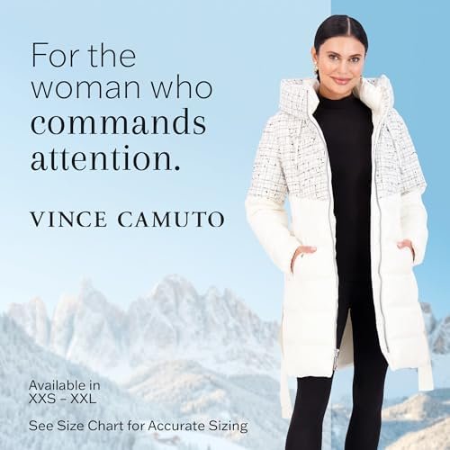 Vince Camuto Winter Coats Women, Long Puffer Coat, Womens Wi...