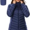 ANOTHER CHOICE Women Puffer Jacket Hooded Warm Lightweight P...