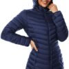 ANOTHER CHOICE Women Puffer Jacket Hooded Warm Lightweight P...