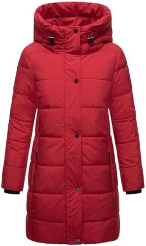 Long Winter Jacket for Women | Quilted, Puffy Ladies Coat wi...
