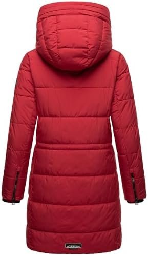 Long Winter Jacket for Women | Quilted, Puffy Ladies Coat wi...