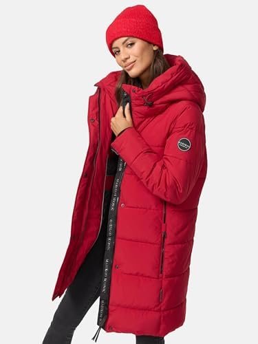 Long Winter Jacket for Women | Quilted, Puffy Ladies Coat wi...