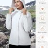 Pioneer Camp Women's Rain Jacket with Hood Waterproof Windbr...