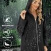 Avoogue Rain Jacket Women Waterproof Lightweight Raincoat Li...