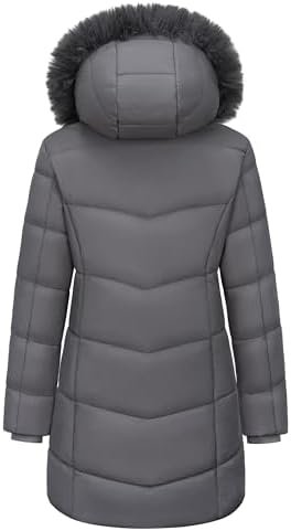 YUCOLEN Womens Winter Parka Coat Warm Thicken Jacket Down Pu...