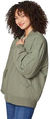 florence by mills Women's Oversized Bomber Jacket