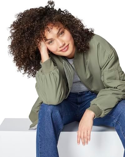 florence by mills Women's Oversized Bomber Jacket