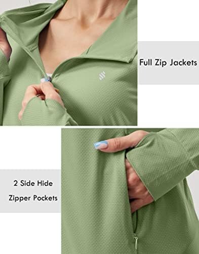 Soothfeel Women's UPF 50+ Sun Protection Hoodie Jacket Light...
