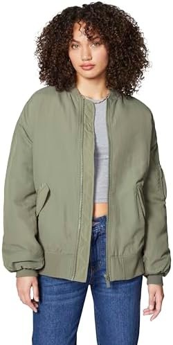 florence by mills Women's Oversized Bomber Jacket