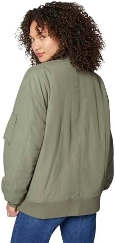 florence by mills Women's Oversized Bomber Jacket