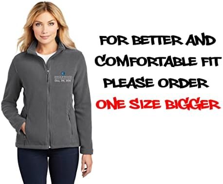 INK STITCH Women L217 Custom Stitching Embroidery Fleece Jac...