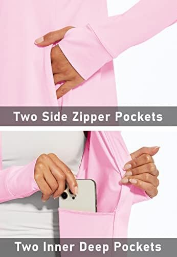 MAGCOMSEN Women's UPF 50+ Lightweight Athletic Jacket Sun Pr...