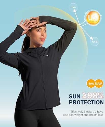 Soothfeel Women's UPF 50+ Sun Protection Hoodie Jacket Light...