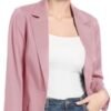FARVALUE Womens Spring Casual Blazers Long Sleeve Notch Lape...