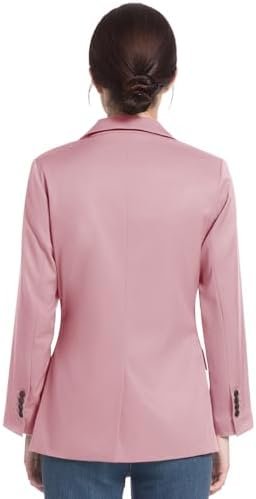 FARVALUE Womens Spring Casual Blazers Long Sleeve Notch Lape...