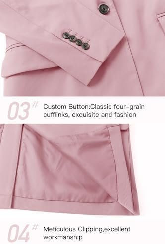 FARVALUE Womens Spring Casual Blazers Long Sleeve Notch Lape...