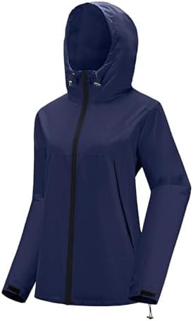 Avoogue Rain Jacket Women Waterproof Lightweight Raincoat Li... Avoogue Rain Jacket Women Waterproof Lightweight Raincoat Li...