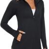 MAGCOMSEN Women's UPF 50+ Lightweight Athletic Jacket Sun Pr...