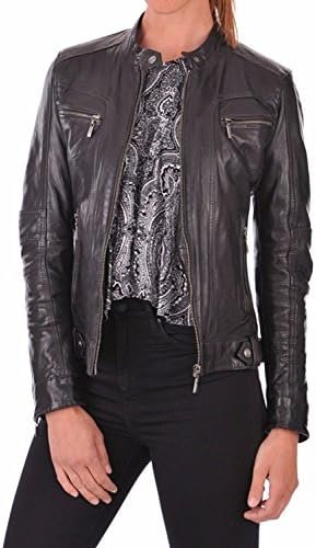 Luis Women Lambskin Leather Jacket Stylish Motorcycle Bomber... Luis Women Lambskin Leather Jacket Stylish Motorcycle Bomber...
