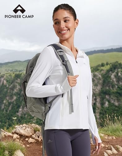 Pioneer Camp Women's UPF 50+ UV Sun Protection Jacket Hooded...