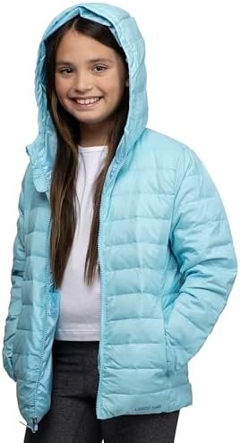 Lands' End Kids Packable Hooded Down Puffer Jacket Coat (XXS... Lands' End Kids Packable Hooded Down Puffer Jacket Coat (XXS...