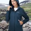Pioneer Camp Women's Rain Jacket with Hood Waterproof Windbr...