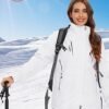 MAGCOMSEN Women's 3-in-1 Winter Coats Snow Ski Jacket Waterp...