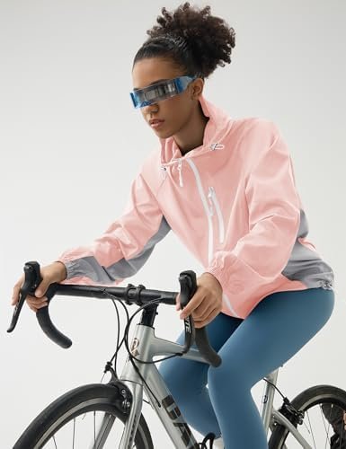 LOMON Lightweight Active Rain Jacket Hooded Water Resistant ...