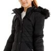 FARVALUE Girls' Winter Coats Fur Hooded Warm Puffer Jacket C...
