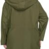 ZOMVA 2025 Plus Size 1X-4X Rain Jacket Coat Long Lightweight...