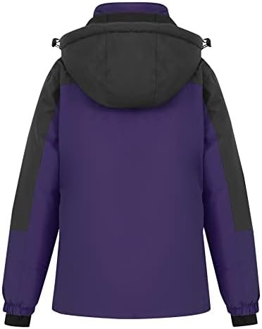 Spmor Women's Waterproof Ski Jacket Hooded Snowboard Coat Wa...