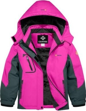 GEMYSE Girl's Waterproof Ski Snow Jacket Fleece Windproof Wi... GEMYSE Girl's Waterproof Ski Snow Jacket Fleece Windproof Wi...