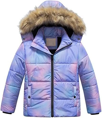 Chrisuno Girl's Water Resistant Winter Coats Warm Fleece Lin...