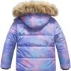 Chrisuno Girl's Water Resistant Winter Coats Warm Fleece Lin...