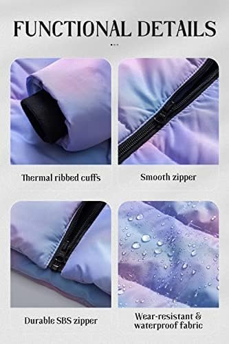 Chrisuno Girl's Water Resistant Winter Coats Warm Fleece Lin...