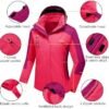 MAGCOMSEN Women's 3-in-1 Winter Coats Snow Ski Jacket Waterp...