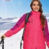 MAGCOMSEN Women's 3-in-1 Winter Coats Snow Ski Jacket Waterp...