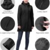 33,000ft Women's Softshell Long Jacket with Hood Fleece Line...