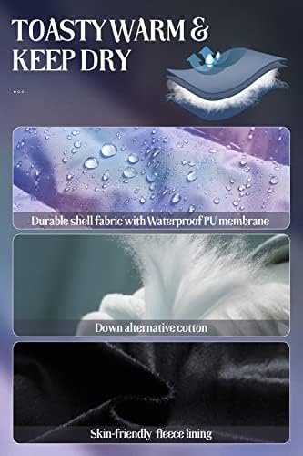 Chrisuno Girl's Water Resistant Winter Coats Warm Fleece Lin...