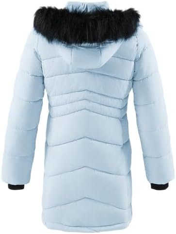 Girl's Winter Coats Kids Waterproof Long Puffer Jacket Thick...