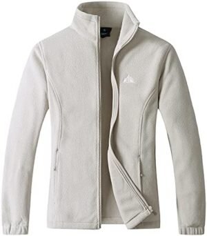 GIMECEN Women's Lightweight Full Zip Soft Polar Fleece Jacke... GIMECEN Women's Lightweight Full Zip Soft Polar Fleece Jacke...