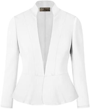 Hybrid & Company Women's Casual Work Office Elegant Open Fro... Hybrid & Company Women's Casual Work Office Elegant Open Fro...