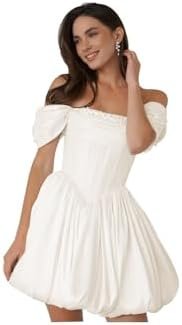 Corset Short Wedding Dresses for Bride Simple Satin Wedding ... Corset Short Wedding Dresses for Bride Simple Satin Wedding ...