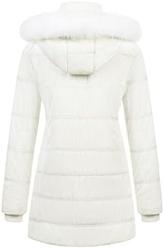 Chrisuno Women's Warm Winter Coat Velvet Puffer Jacket Quilt...