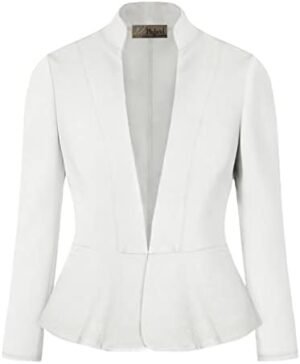 Hybrid & Company Women's Casual Work Office Elegant Open Fro... Hybrid & Company Women's Casual Work Office Elegant Open Fro...