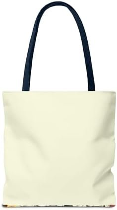 Floral Tote Bag for Women, Elegant Flower Pattern Reusable S...