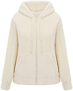 RISISSIDA Women Faux Fur Fleece Lightweight Jacket Spring Fa... RISISSIDA Women Faux Fur Fleece Lightweight Jacket Spring Fa...