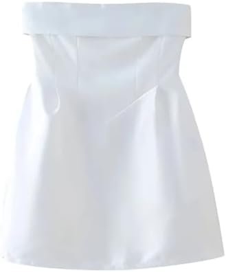 Strapless Short Wedding Dresses for Bride A Line Bridal Show...