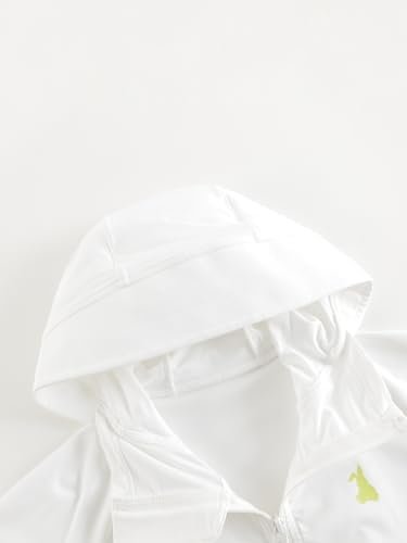 MARC&JANIE Kids Active Zip up Hoodie Girls Lightweight Summe...