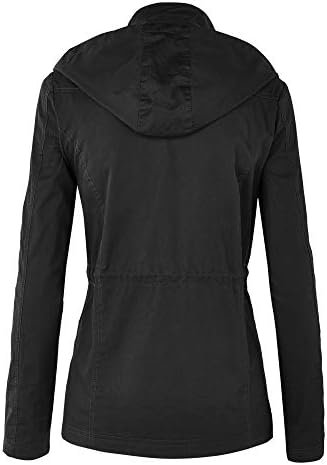 Made By Johnny Women's Casual Military Anorak Jacket Safari ...